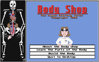 Body Shop - The Human Anatomy Tutor atari screenshot